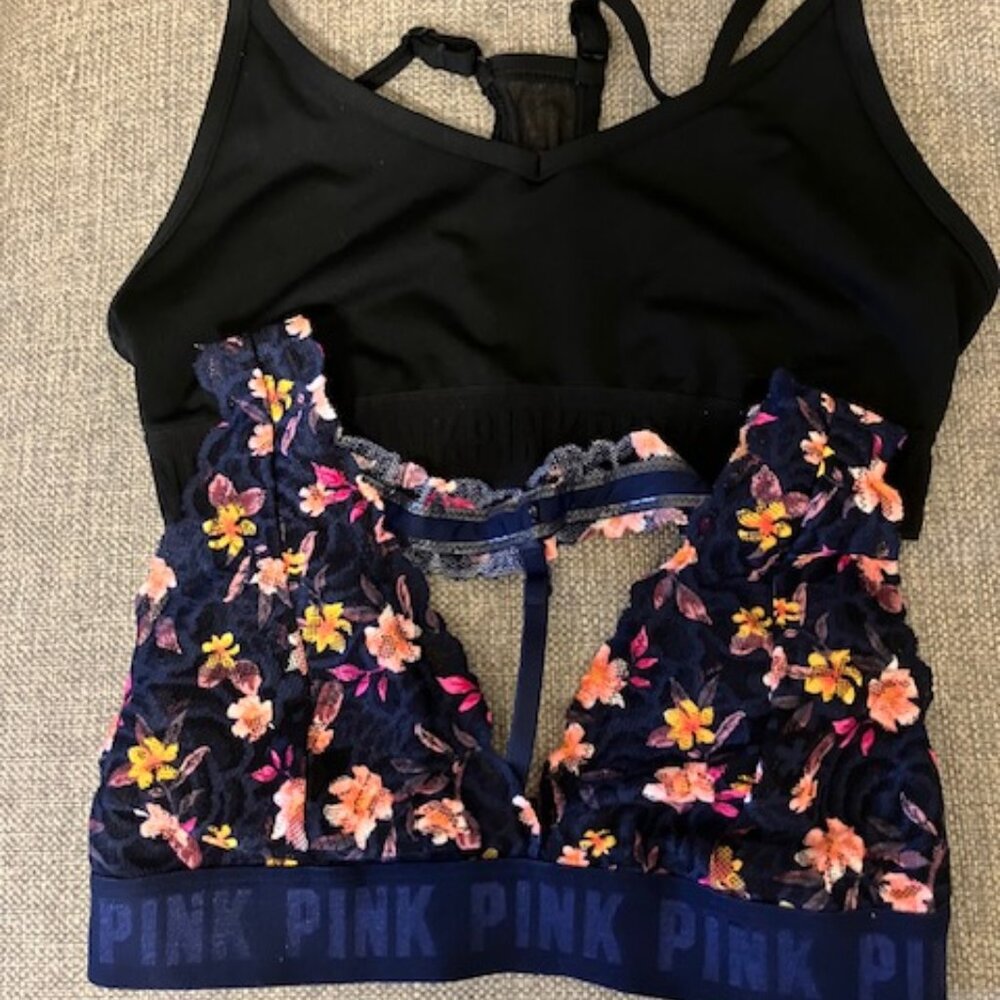 2 Small Victoria's Secret PINK Bras